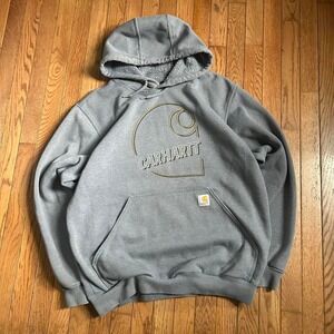 Vintage‎ Distressed Carhartt Hooded Jacket